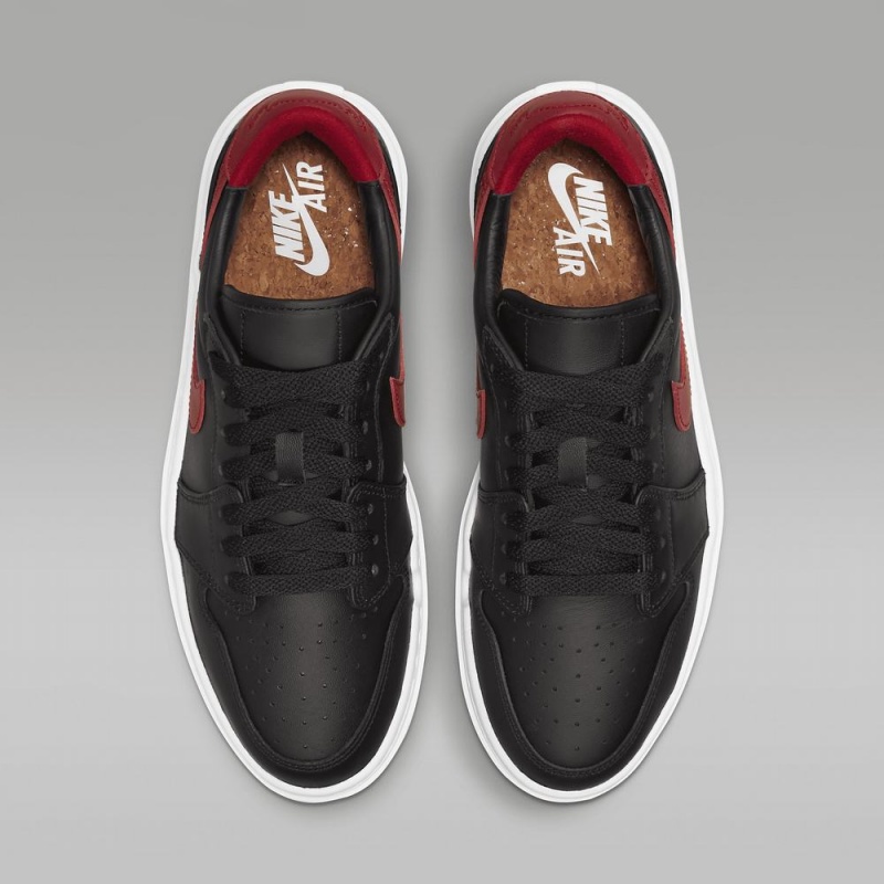 Nike Air Jordan 1 Elevate Low Schoenen Dames Zwart Rood Nederland | 279054-BCG