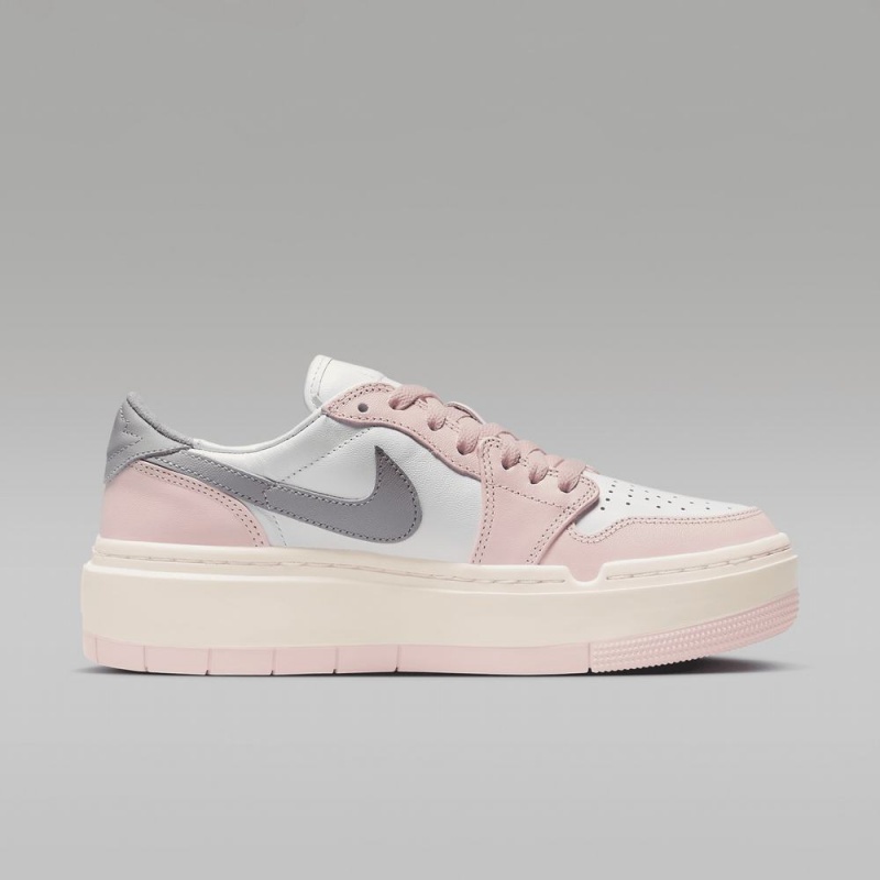 Nike Air Jordan 1 Elevate Low Schoenen Dames Roze Wit Nederland | 679013-SRD