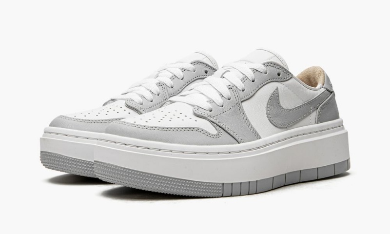 Nike Air Jordan 1 Elevate Low 'Wolf Grey' Schoenen Dames Wit Grijs Nederland | 109267-GJC