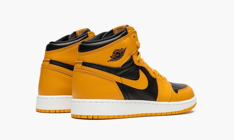 Nike Air Jordan 1 GS 'Pollen' Schoenen Kinderen Wit Zwart Geel Nederland | 180492-CVU
