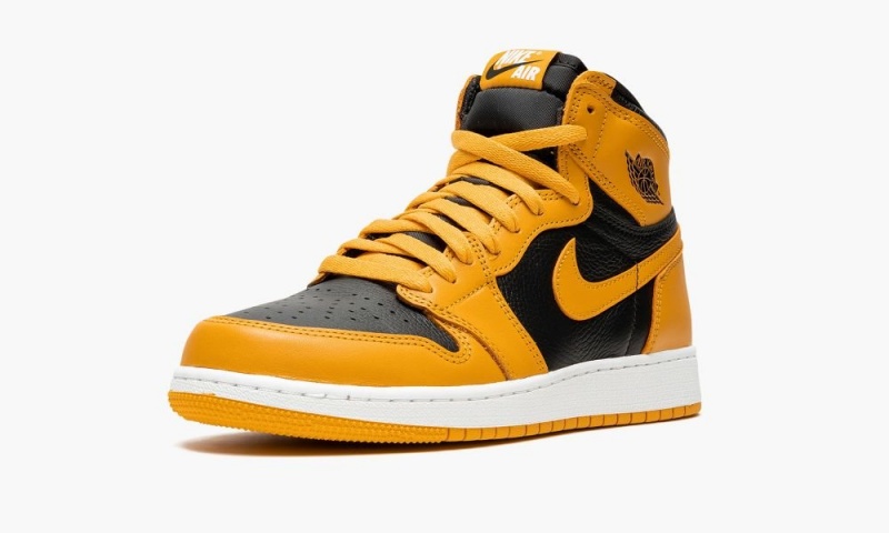 Nike Air Jordan 1 GS 'Pollen' Schoenen Kinderen Wit Zwart Geel Nederland | 180492-CVU