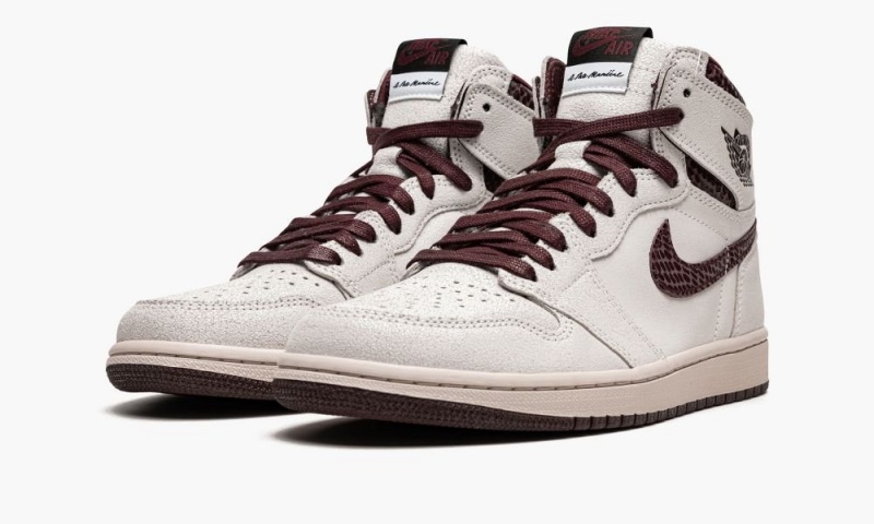 Nike Air Jordan 1 HIGH OG 'A Ma Maniere x' Schoenen Heren Wit Bordeaux Nederland | 538102-NMC