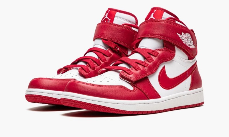 Nike Air Jordan 1 Hi FlyEase Schoenen Heren Rood Wit Nederland | 240183-YSJ