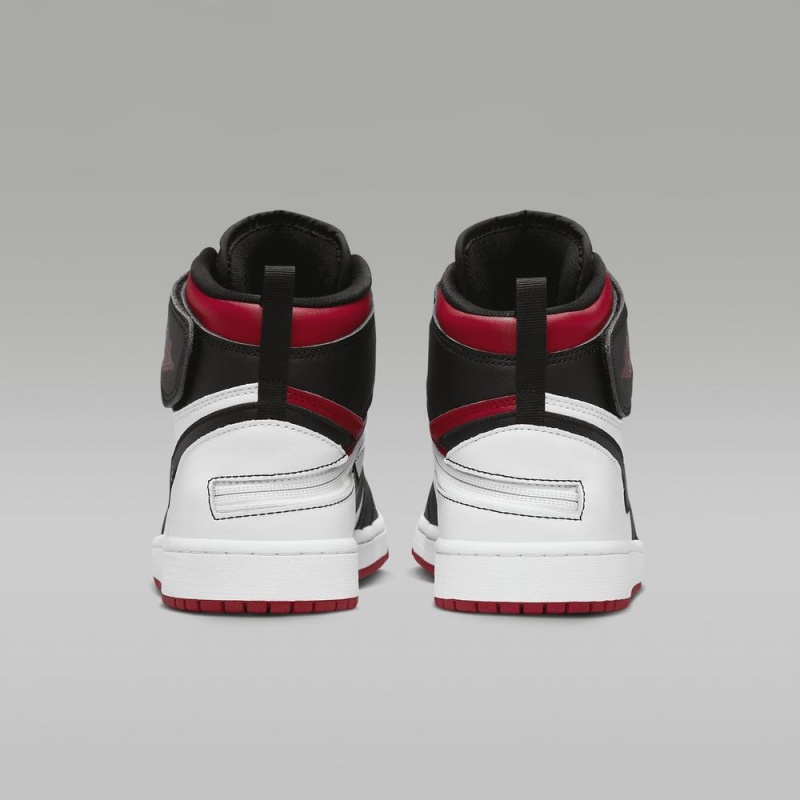 Nike Air Jordan 1 Hi FlyEase Schoenen Heren Rood Wit Zwart Nederland | 415069-TRG