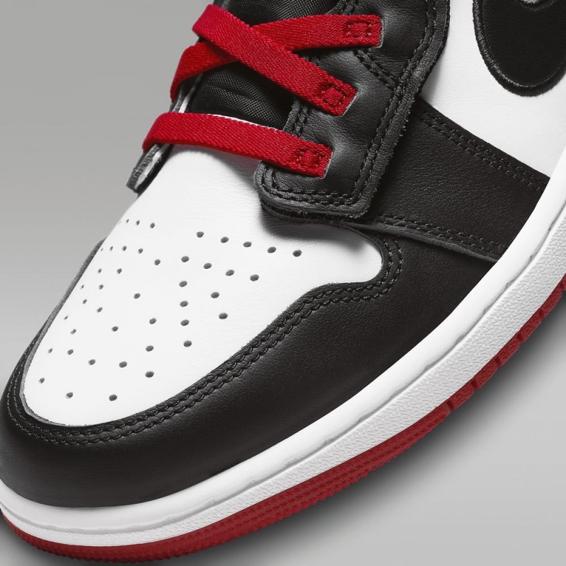Nike Air Jordan 1 Hi FlyEase Schoenen Heren Rood Wit Zwart Nederland | 415069-TRG