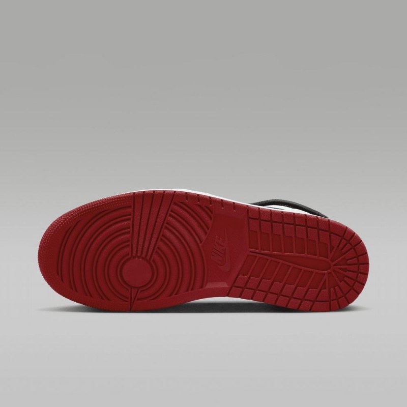 Nike Air Jordan 1 Hi FlyEase Schoenen Heren Rood Wit Zwart Nederland | 415069-TRG