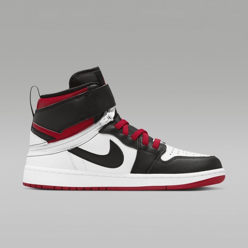 Nike Air Jordan 1 Hi FlyEase Schoenen Heren Rood Wit Zwart Nederland | 415069-TRG