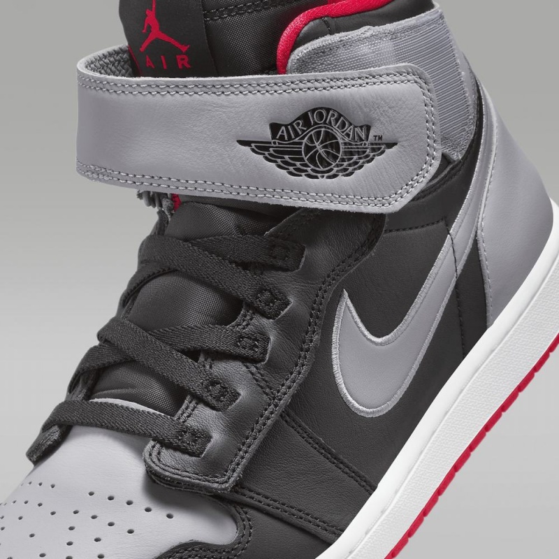 Nike Air Jordan 1 Hi FlyEase Schoenen Heren Grijs Zwart Nederland | 658249-NBQ