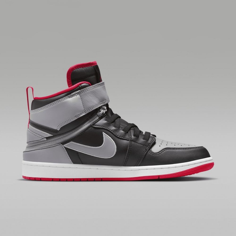 Nike Air Jordan 1 Hi FlyEase Schoenen Heren Grijs Zwart Nederland | 658249-NBQ