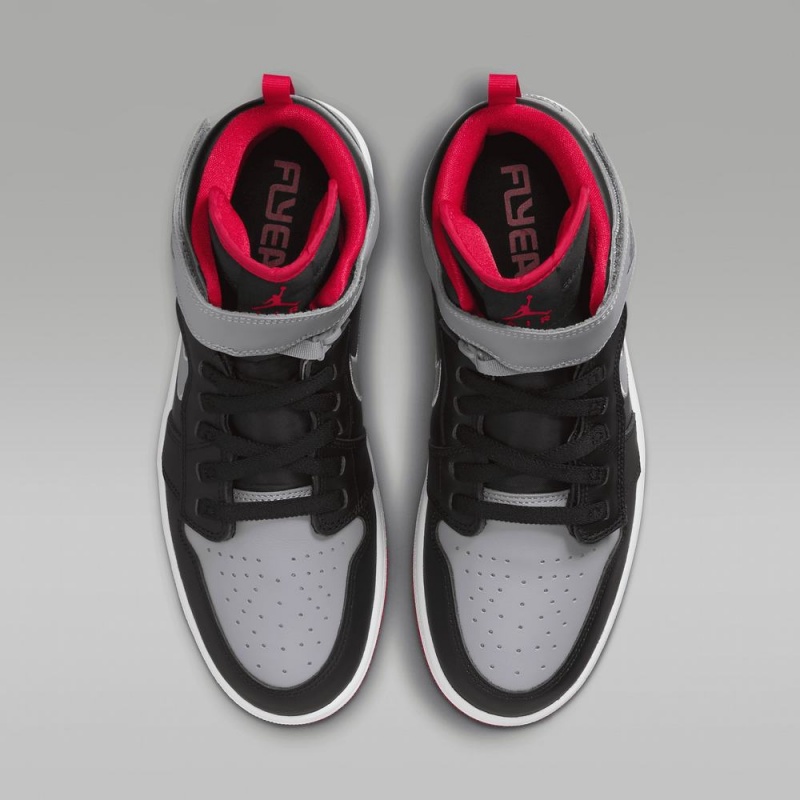 Nike Air Jordan 1 Hi FlyEase Schoenen Heren Grijs Zwart Nederland | 658249-NBQ