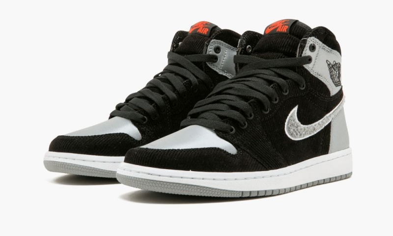 Nike Air Jordan 1 Hi GG 'Aleali May' Schoenen Kinderen Zwart Grijs Grijs Wit Nederland | 146287-QVH