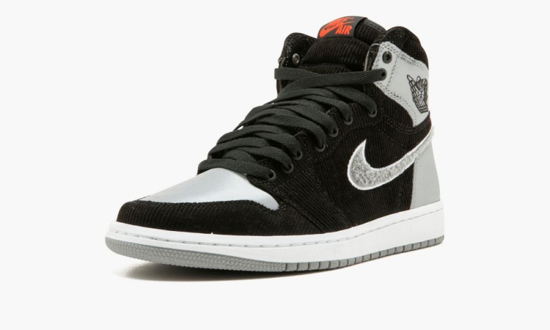 Nike Air Jordan 1 Hi GG 'Aleali May' Schoenen Kinderen Zwart Grijs Grijs Wit Nederland | 146287-QVH