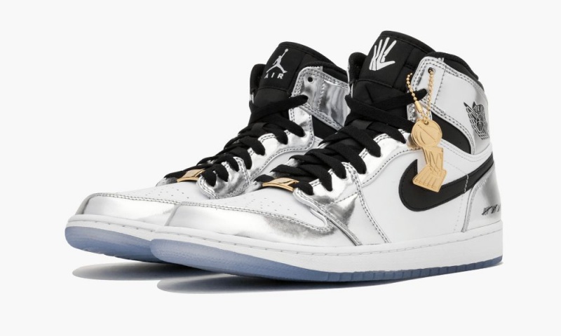Nike Air Jordan 1 Hi Retro 'Think 16 / Kawhi Leonard' Schoenen Heren Zwart Wit Groen Nederland | 481735-KYX