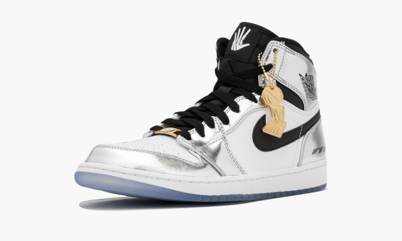 Nike Air Jordan 1 Hi Retro 'Think 16 / Kawhi Leonard' Schoenen Heren Zwart Wit Groen Nederland | 481735-KYX