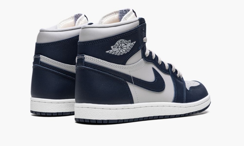 Nike Air Jordan 1 High 85 'Georgetown' Schoenen Heren Donkerblauw Wit Nederland | 327508-HNB