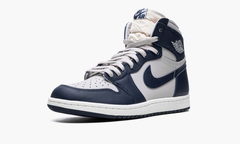 Nike Air Jordan 1 High 85 'Georgetown' Schoenen Heren Donkerblauw Wit Nederland | 327508-HNB