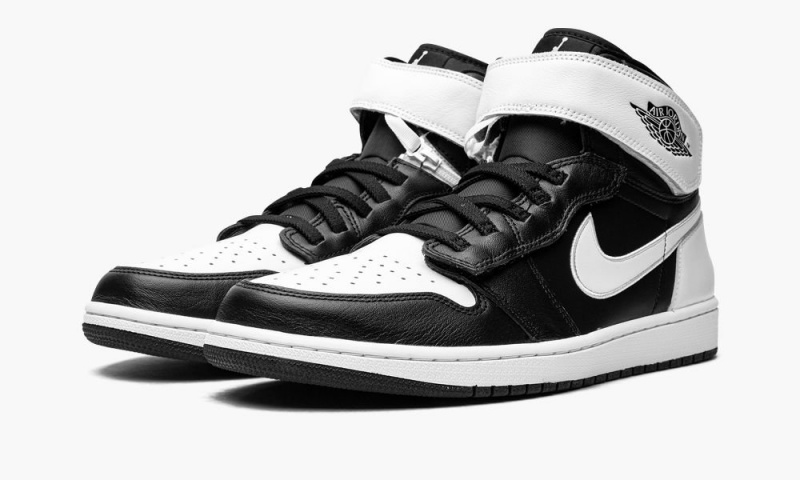Nike Air Jordan 1 High FlyEase 'Panda' Schoenen Heren Zwart Wit Nederland | 387605-DKU
