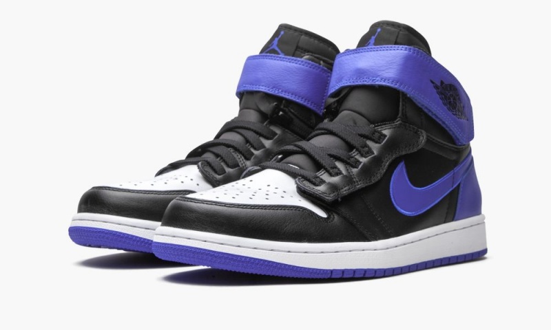 Nike Air Jordan 1 High FlyEase 'Royal' Schoenen Heren Zwart Koningsblauw Wit Nederland | 857360-VBM