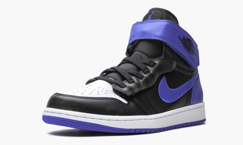Nike Air Jordan 1 High FlyEase 'Royal' Schoenen Heren Zwart Koningsblauw Wit Nederland | 857360-VBM