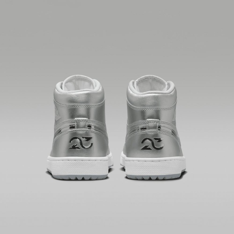 Nike Air Jordan 1 High G NRG Schoenen Heren Metal Zilver Wit Nederland | 649250-AGB