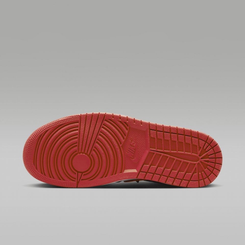 Nike Air Jordan 1 High Method of Make Schoenen Dames Rood Zwart Nederland | 531794-SZQ