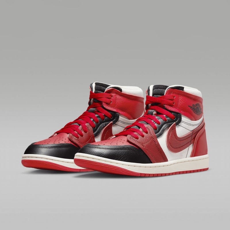 Nike Air Jordan 1 High Method of Make Schoenen Dames Rood Zwart Nederland | 531794-SZQ