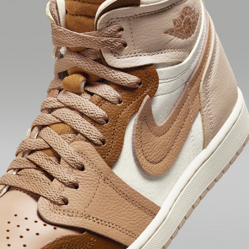 Nike Air Jordan 1 High Method of Make Schoenen Dames Khaki Nederland | 315742-EBC