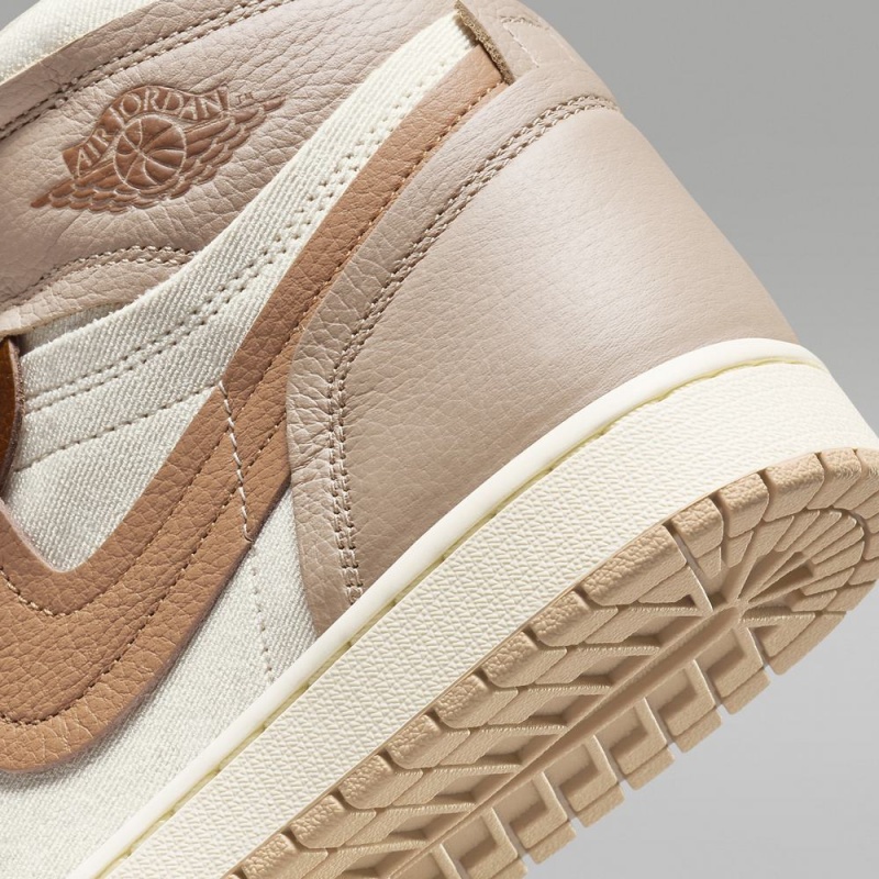Nike Air Jordan 1 High Method of Make Schoenen Dames Khaki Nederland | 315742-EBC