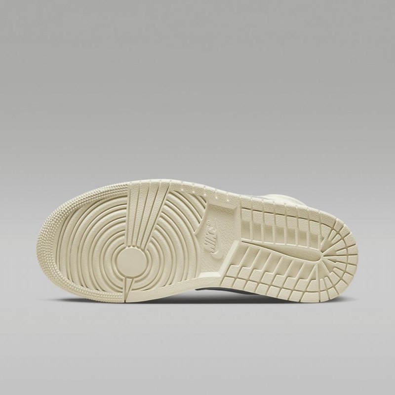 Nike Air Jordan 1 High Method of Make Schoenen Dames Wit Lichtgeel Nederland | 839601-LSE