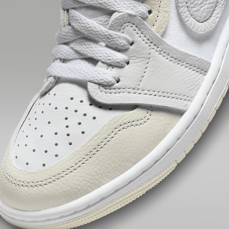 Nike Air Jordan 1 High Method of Make Schoenen Heren Wit Lichtgeel Nederland | 321976-NUW