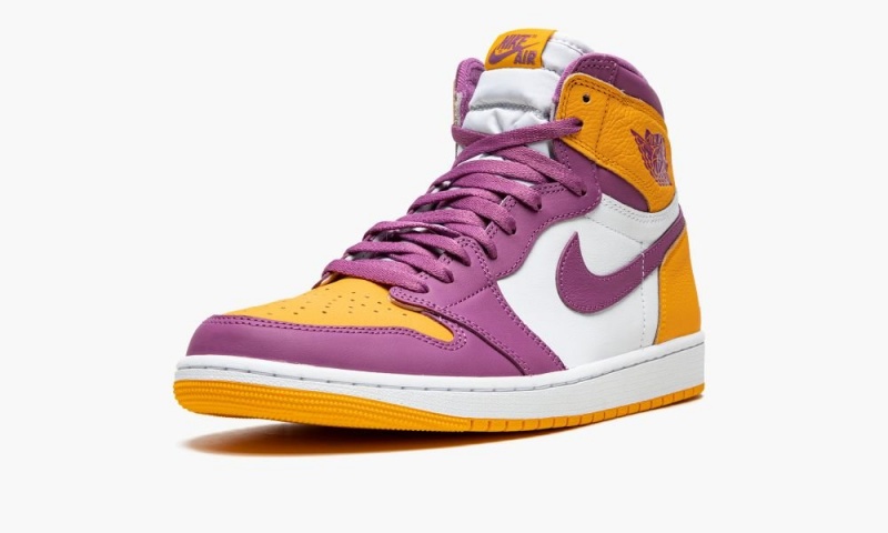 Nike Air Jordan 1 High OG 'Brotherhood' Schoenen Heren Paars Goud Licht Nederland | 395860-LQX