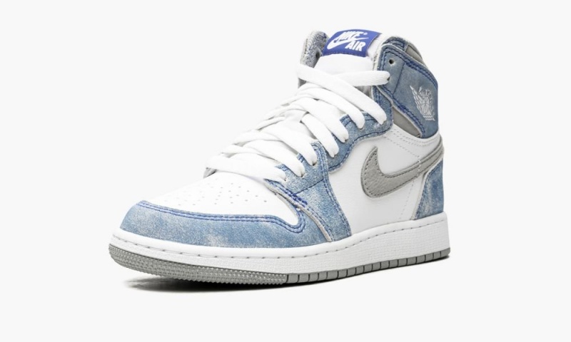 Nike Air Jordan 1 High OG GS 'Hyper Royal' Schoenen Kinderen Wit Blauw Nederland | 492538-DAS