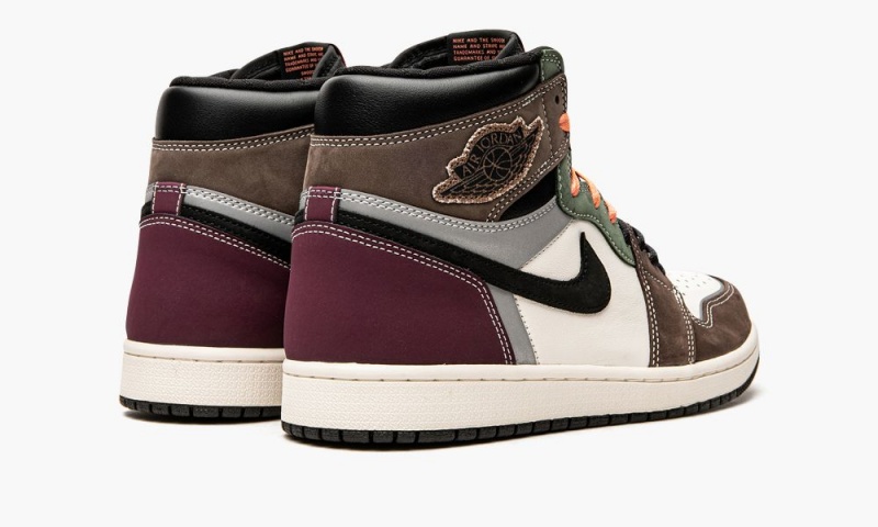 Nike Air Jordan 1 High OG 'Hand Crafted' Schoenen Heren Zwart Bruin Donker Nederland | 741836-WEU