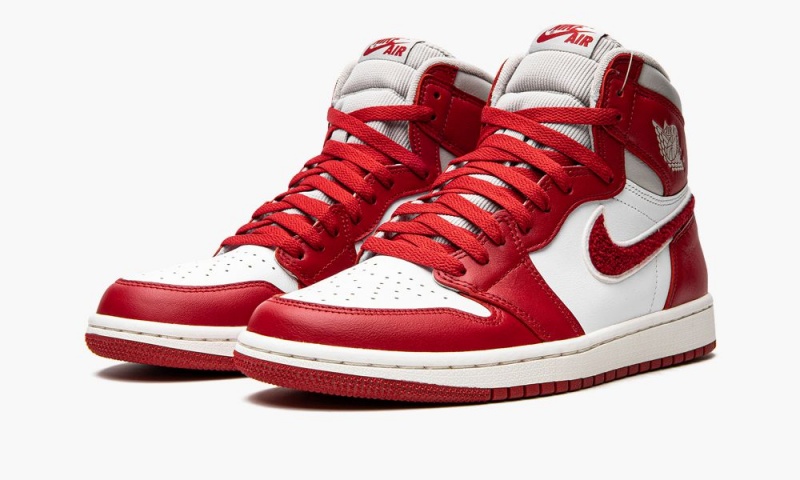 Nike Air Jordan 1 High OG 'Newstalgia' Schoenen Dames Wit Roze Rood Nederland | 521043-GFZ