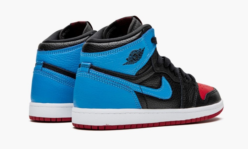 Nike Air Jordan 1 High OG (PS) 'UNC to Chicago' Schoenen Kinderen Zwart Blauw Nederland | 167829-BRY