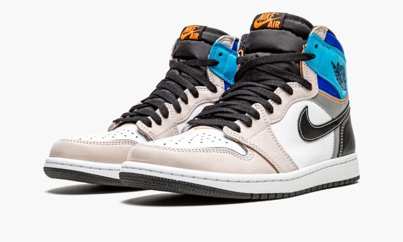 Nike Air Jordan 1 High OG 'Prototype' Schoenen Heren Wit Gekleurd Oranje Nederland | 049763-TFN