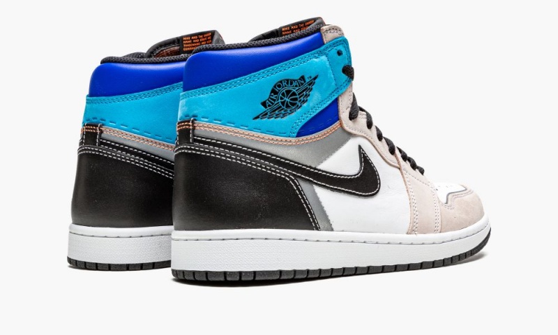 Nike Air Jordan 1 High OG 'Prototype' Schoenen Heren Wit Gekleurd Oranje Nederland | 049763-TFN