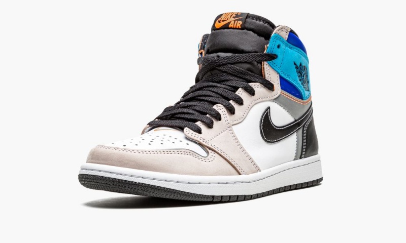 Nike Air Jordan 1 High OG 'Prototype' Schoenen Heren Wit Gekleurd Oranje Nederland | 049763-TFN