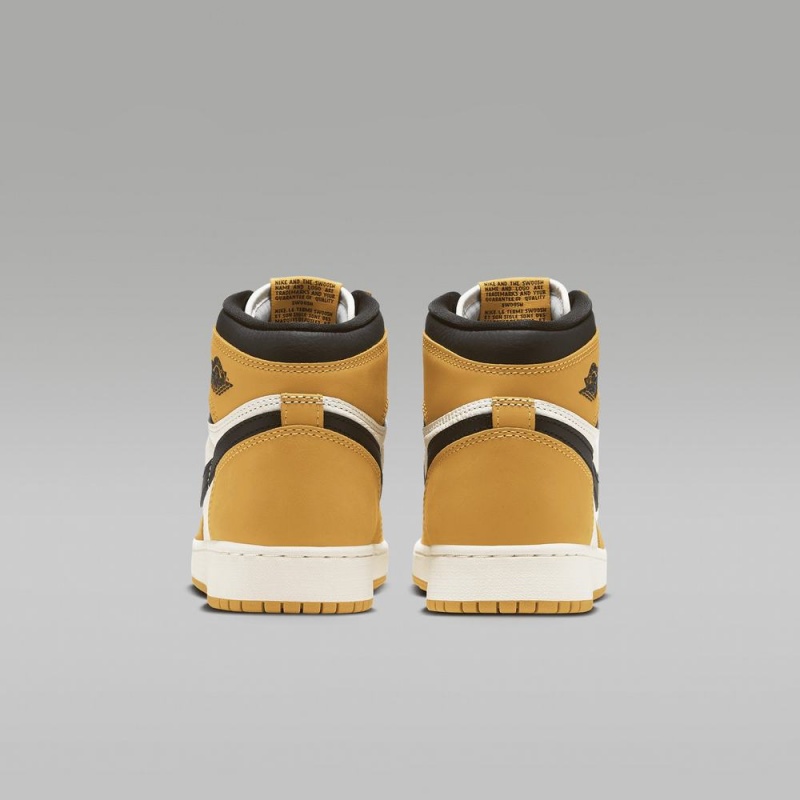 Nike Air Jordan 1 High OG Schoenen Kinderen Geel Wit Nederland | 190678-AMD
