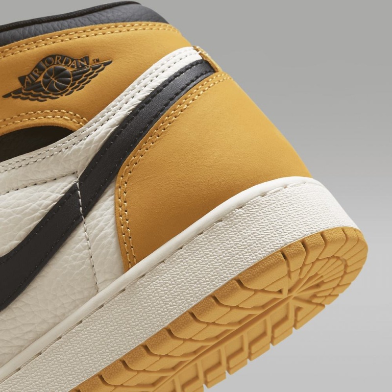 Nike Air Jordan 1 High OG Schoenen Kinderen Geel Wit Nederland | 190678-AMD