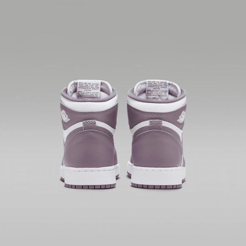 Nike Air Jordan 1 High OG Schoenen Kinderen Wit Blauw Paars Nederland | 639174-GLO