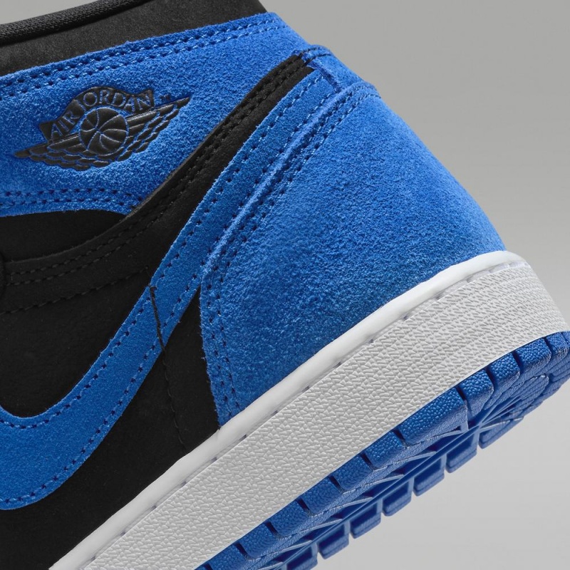 Nike Air Jordan 1 High OG Schoenen Kinderen Blauw Zwart Nederland | 250486-CIS