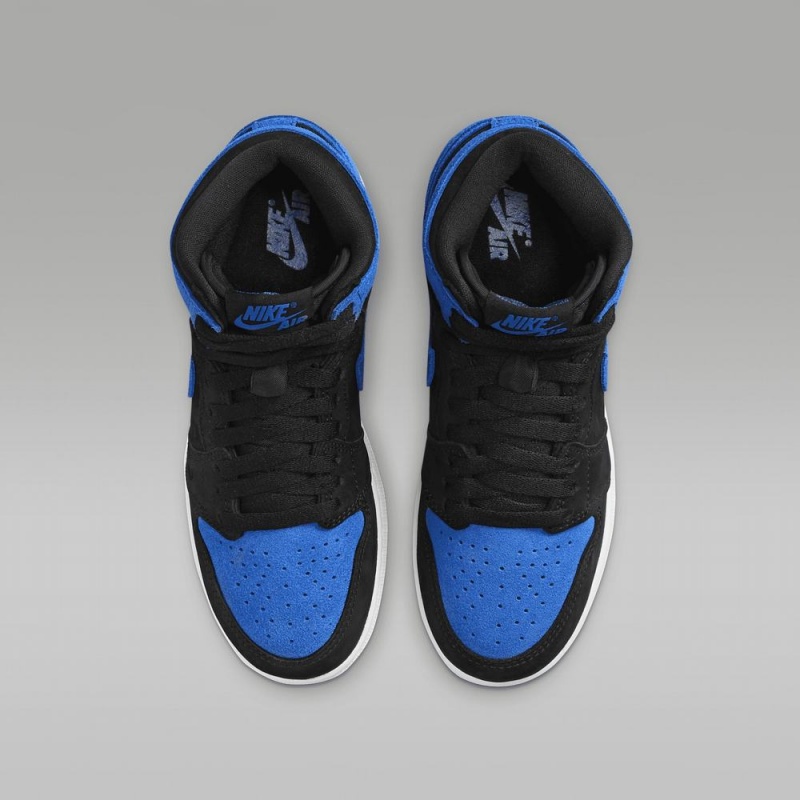 Nike Air Jordan 1 High OG Schoenen Kinderen Blauw Zwart Nederland | 250486-CIS