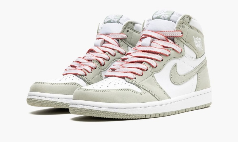 Nike Air Jordan 1 High OG 'Seafoam' Schoenen Dames Roze Groen Wit Nederland | 628540-UEG