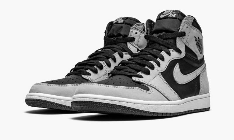Nike Air Jordan 1 High OG 'Shadow 2.0' Schoenen Heren Zwart Wit Lichtgrijs Nederland | 870954-VYU