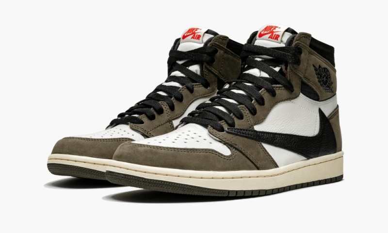 Nike Air Jordan 1 High OG TS SP 'Travis Scott' Schoenen Heren Donkerbeige Rood Nederland | 643829-XUD