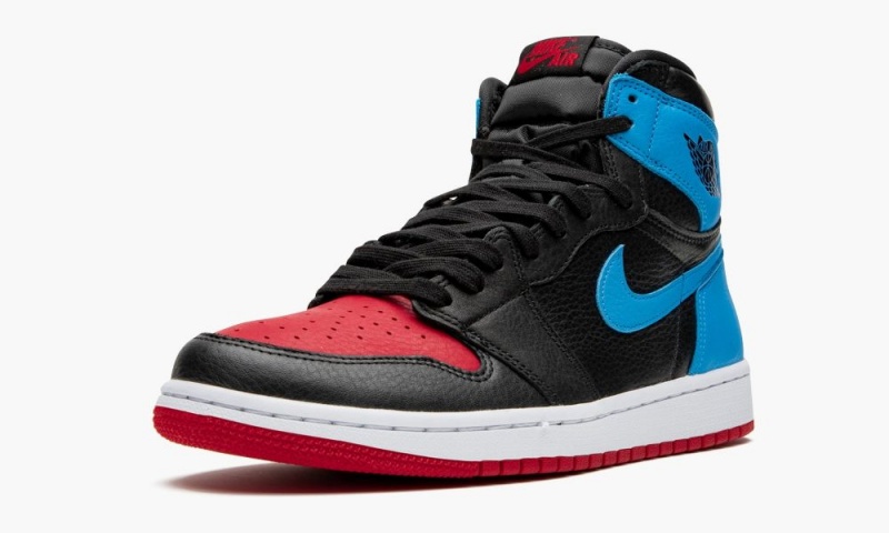 Nike Air Jordan 1 High OG 'UNC to Chicago' Schoenen Dames Zwart Donkerblauw Rood Nederland | 842736-KOB