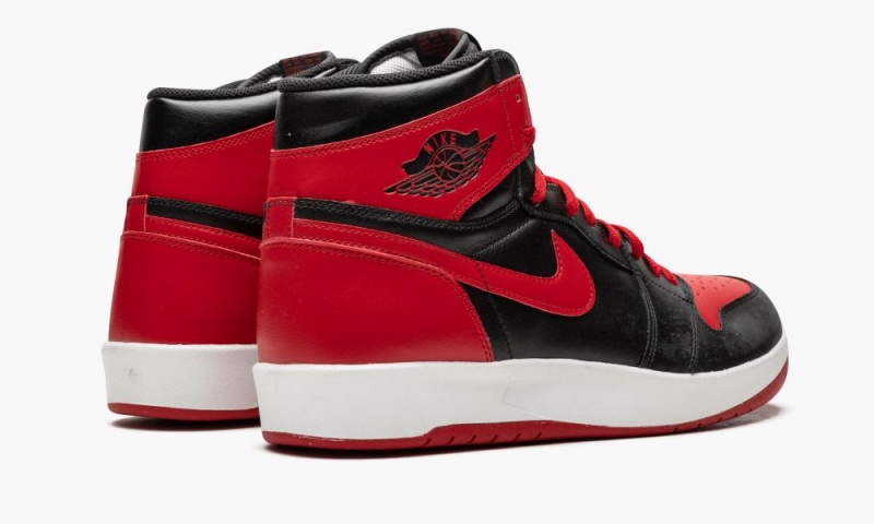 Nike Air Jordan 1 High The Return Schoenen Heren Zwart Rood Wit Nederland | 910527-YZK