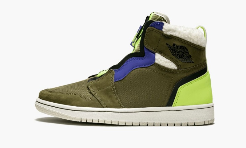 Nike Air Jordan 1 High ZIP UP Schoenen Dames Zwart Nederland | 342160-PIK