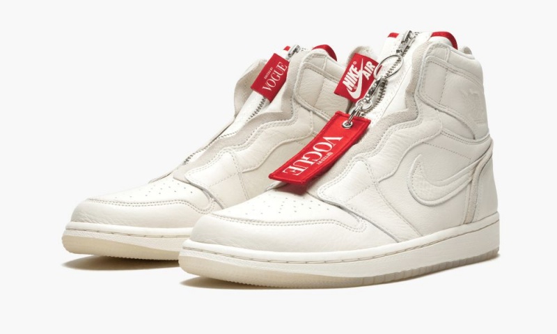 Nike Air Jordan 1 High Zip AWOK 'Vogue Sail' Schoenen Dames Rood Wit Nederland | 589402-KNR